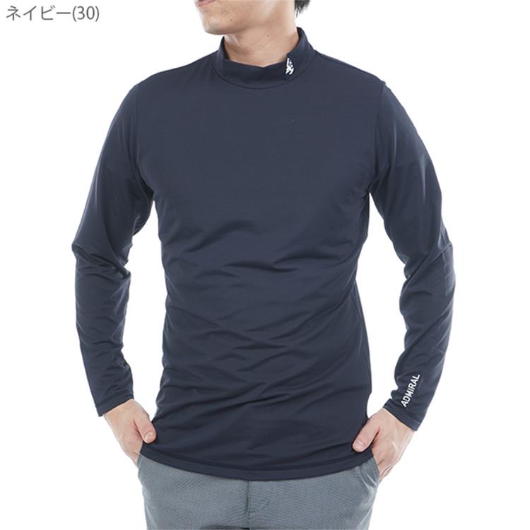 【新品未使用】Admiral Golf モックネック長袖シャツ Admiral Golf（アドミラルゴルフ） シャツ モックシャツ メンズ 長袖