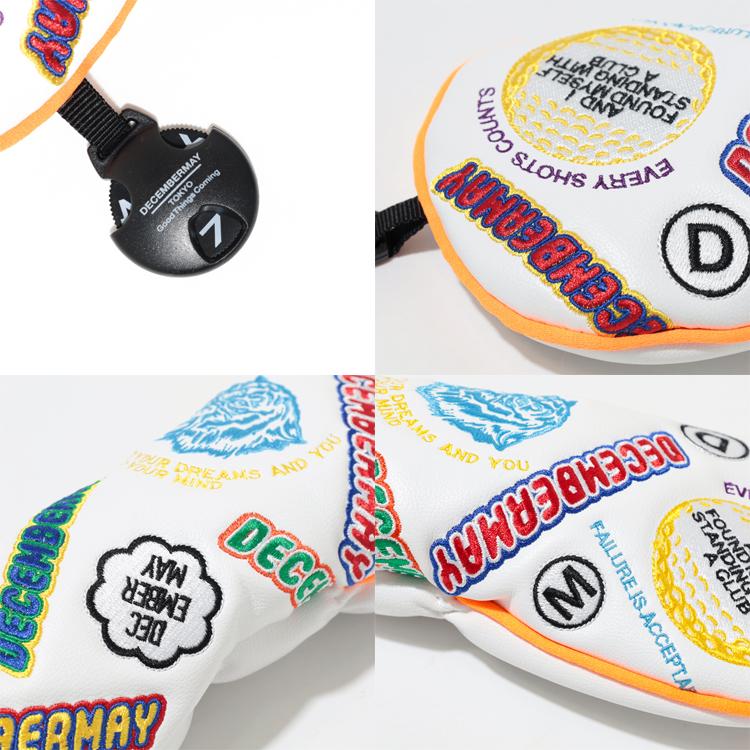 ディセンバーメイ ゴルフ ヘッドカバー ユーティリティ用