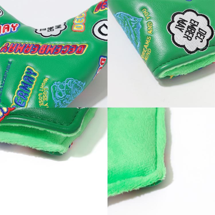 ディセンバーメイ ゴルフ ヘッドカバー パターカバー ピンタイプ