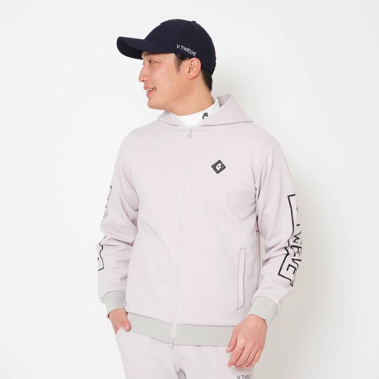 V12（ヴィ・トゥエルヴ） ゴルフ パーカー メンズ 長袖 プルオーバー