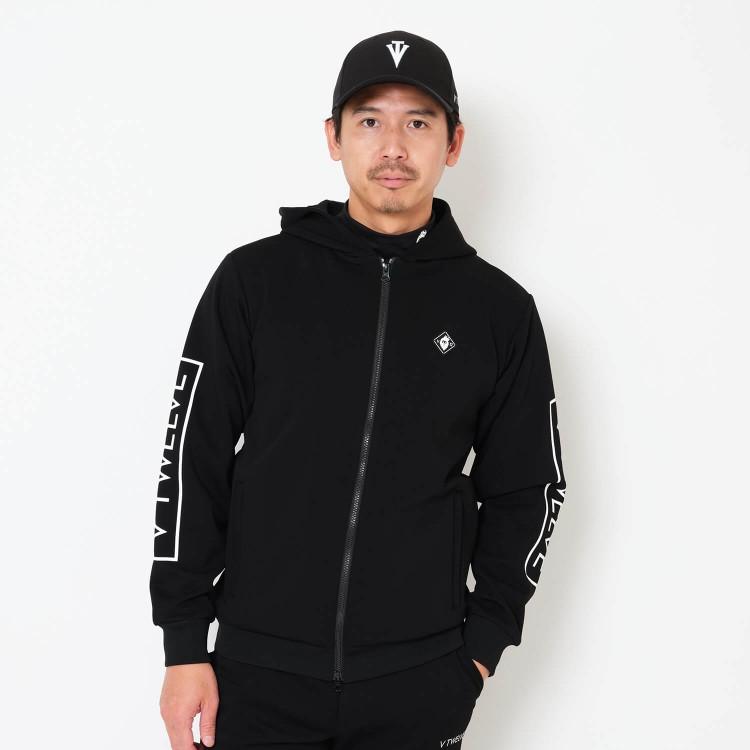 V12（ヴィ・トゥエルヴ） ゴルフ パーカー メンズ 長袖 プルオーバー