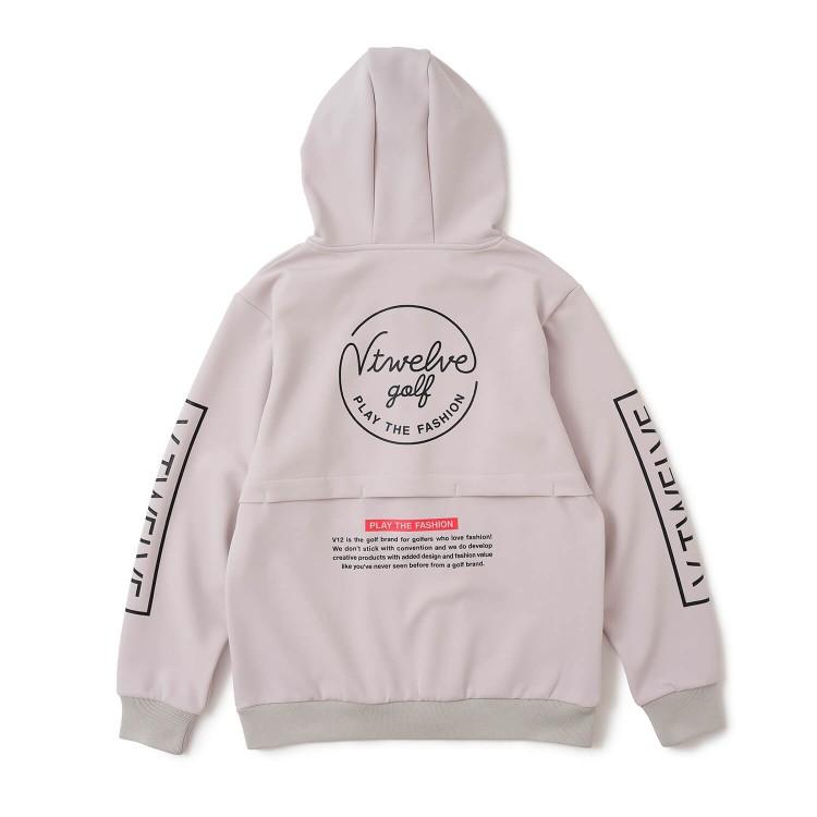 V12（ヴィ・トゥエルヴ） ゴルフ パーカー メンズ 長袖 プルオーバー