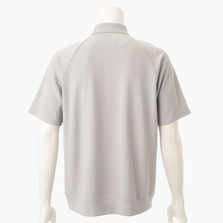 ブリーフィング ゴルフ ポロシャツ メンズ ハーフジップ 半袖 シャツ ストレッチ リラックスフィット ラグランスリーブ ゴルフウェア ブランド シンプル 無地 ロゴ BRIEFING GOLF BRG253M22 BRIEFING GOLF（ブリーフィングゴルフ） ブリーフィング ゴルフ