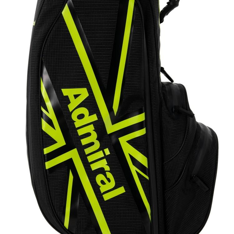 アドミラルゴルフ 黒 キャディバッグ ADMG2BC8 イエロー 黄 ブラック Admiral Golf（アドミラルゴルフ） キャディバッグ メンズ 9.0型 5分割