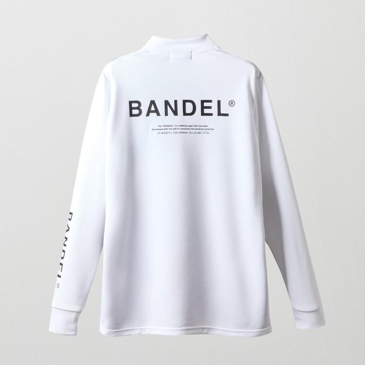 Bandel モックネックシャツ L ホワイト BANDEL（バンデル） ゴルフ モックシャツ メンズ 長袖 シャツ