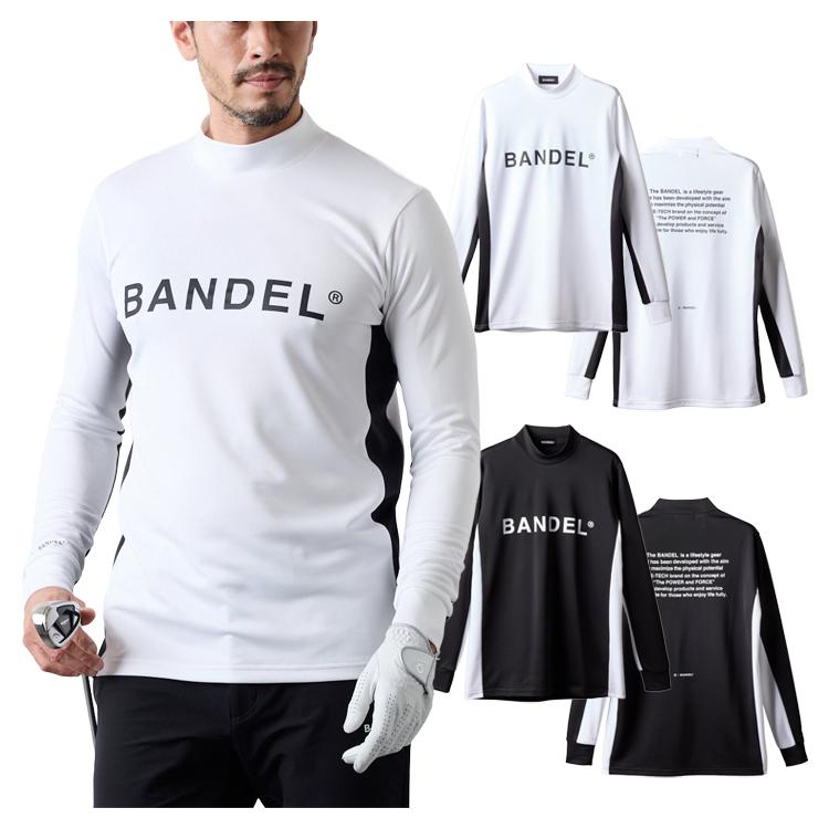 BANDEL（バンデル） ゴルフ モックシャツ メンズ 長袖 シャツ