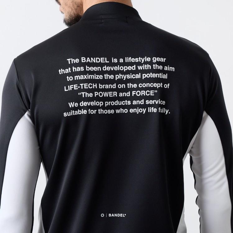 バンデル ゴルフ モックシャツ メンズ 長袖 シャツ ハイネック モックネック 保温性 無地 ゴルフウェア ブランド ロゴ BGS-5ACSMC BANDEL BANDEL（バンデル） ゴルフ モックシャツ メンズ 長袖 シャツ