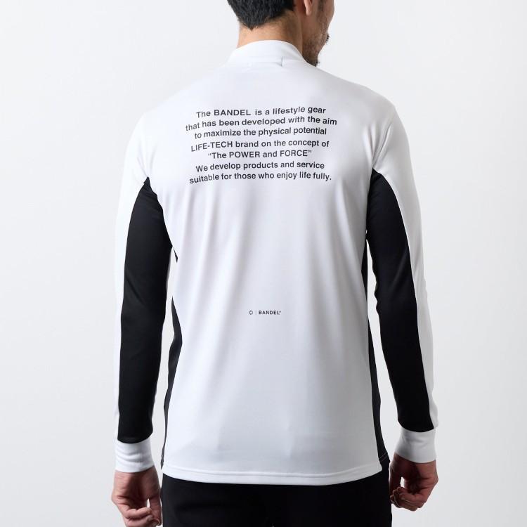 バンデル ゴルフ モックシャツ メンズ 長袖 シャツ ハイネック モックネック 保温性 無地 ゴルフウェア ブランド ロゴ BGS-5AISMC BANDEL BANDEL（バンデル） ゴルフ モックシャツ メンズ 長袖 シャツ