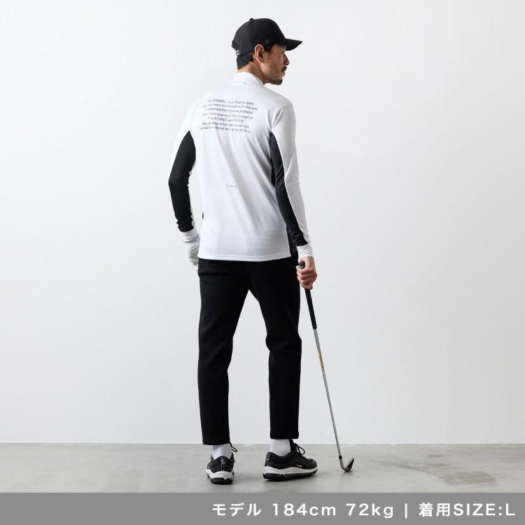 BANDEL（バンデル） ゴルフ モックシャツ メンズ 長袖 シャツ
