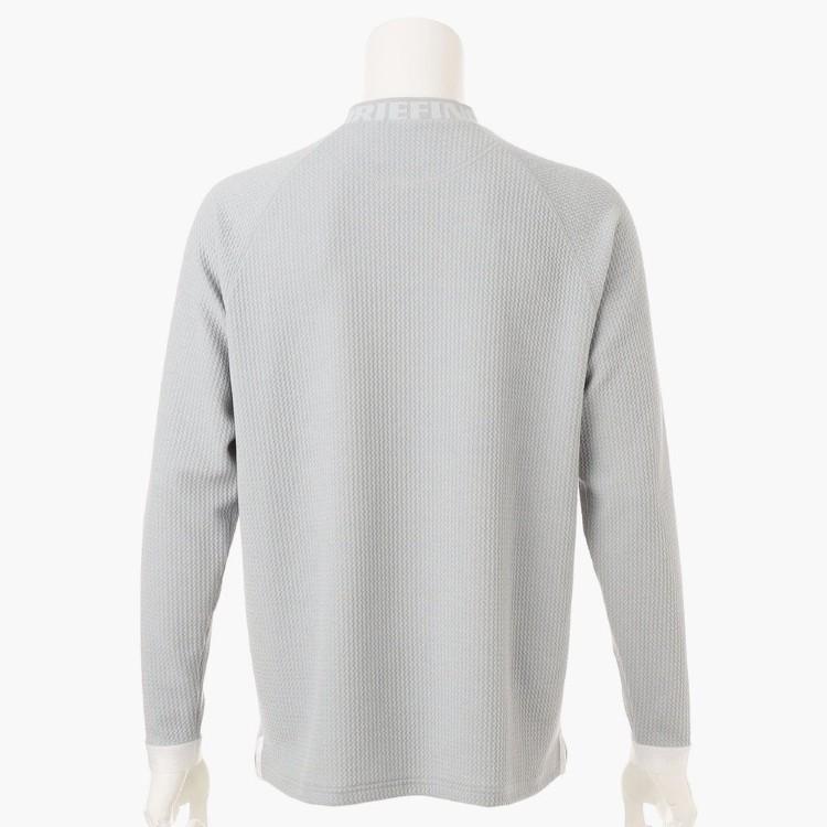 美品　BRIEFING ブリーフィング　裏起毛長袖モックネックシャツ BRIEFING GOLF - ブリーフィングゴルフ 【メンズ ゴルフウェア