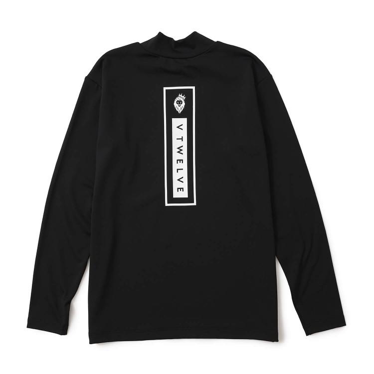 V12 ヴィトゥエルヴ　モックネック　ハイネック　長袖　カットソー　シャツ　XL V12（ヴィ・トゥエルヴ） ゴルフ モックシャツ メンズ 長袖 シャツ