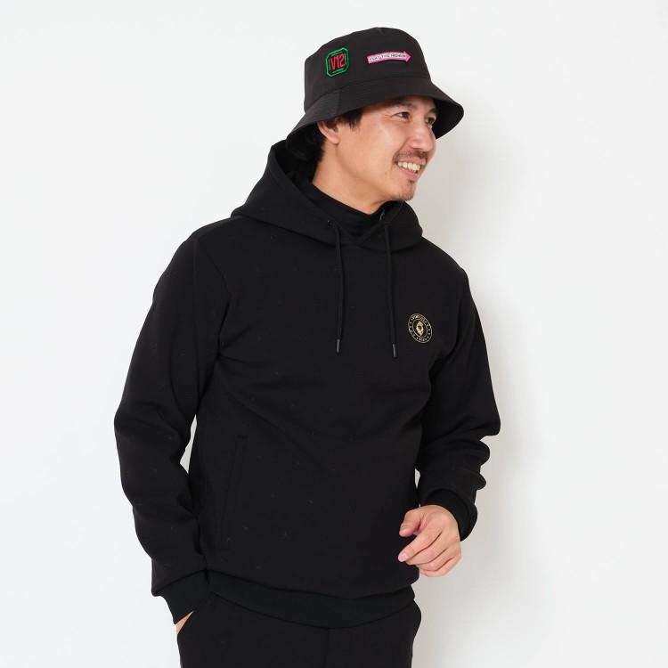 V12（ヴィ・トゥエルヴ） ゴルフ パーカー メンズ 長袖 プルオーバー