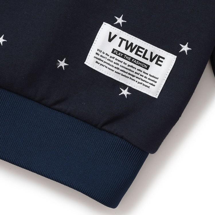 V12（ヴィ・トゥエルヴ） ゴルフ パーカー メンズ 長袖 プルオーバー