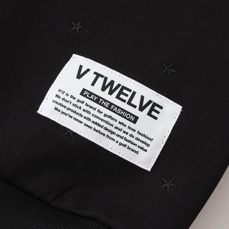 V12（ヴィ・トゥエルヴ） ゴルフ パーカー メンズ 長袖 プルオーバー