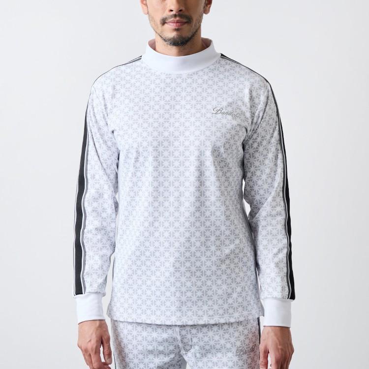 BANDEL（バンデル） ゴルフ モックシャツ メンズ 長袖 シャツ