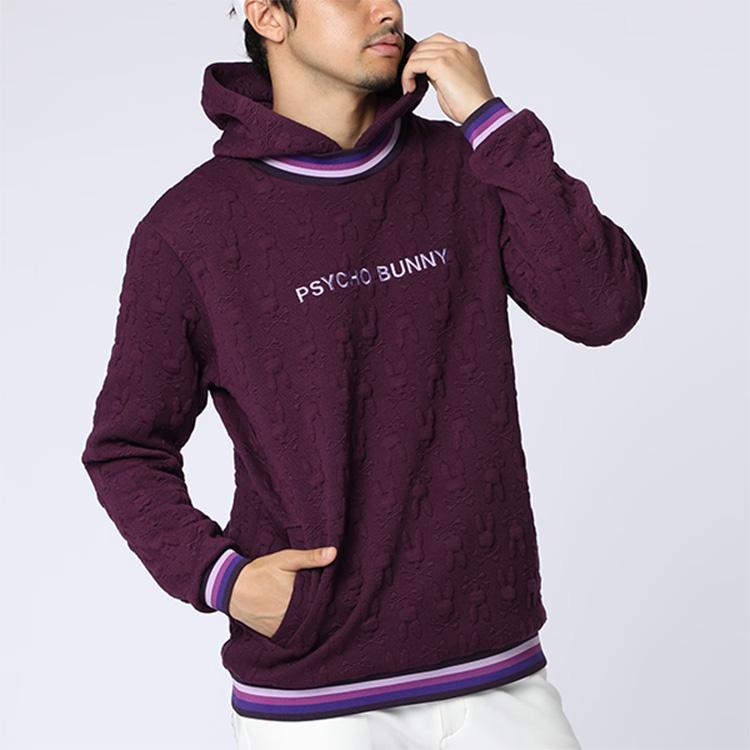 Psycho Bunny（サイコバニー） ゴルフ パーカー メンズ 長袖
