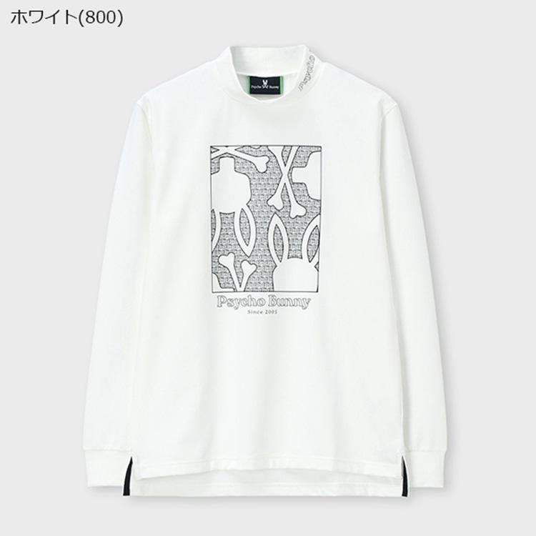 Psycho Bunny（サイコバニー） ゴルフ モックシャツ メンズ 長袖