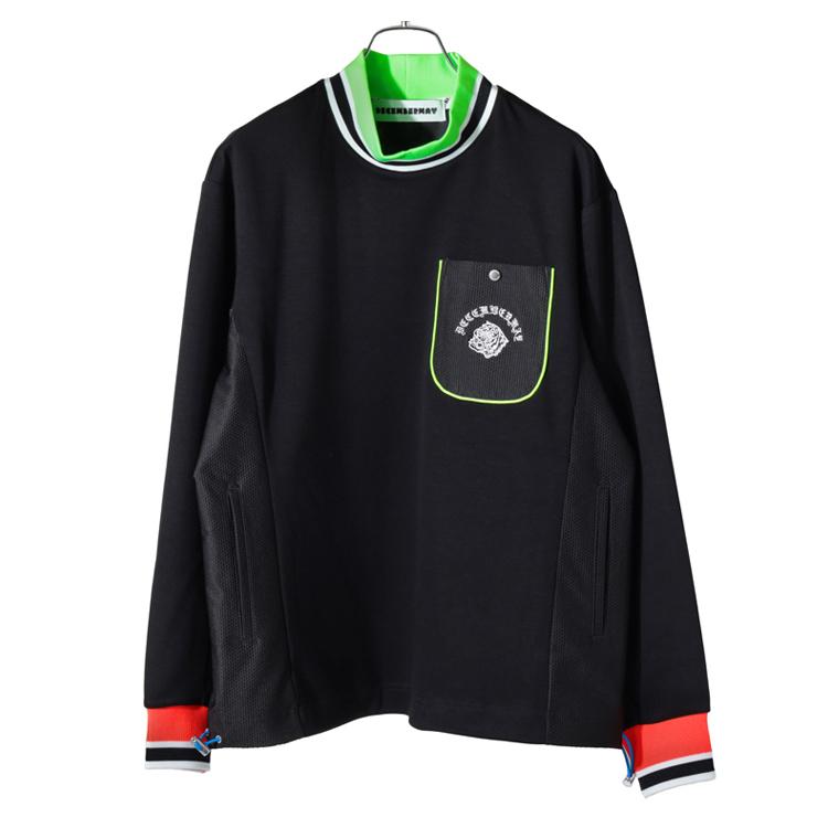 ディセンバーメイ ゴルフ モックネック スウェット 長袖 ハイネック