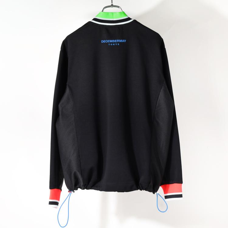 ディセンバーメイ ゴルフ モックネック スウェット メンズ レディース 長袖 ハイネック トレーナー ダンボールニット ストレッチ 軽量 防寒 UVカット 秋冬 ゴルフウェア ブランド ロゴ DECEMBERMAY 4-512-1118 ディセンバーメイ ゴルフ モックネック スウェット 長袖 ハイネック