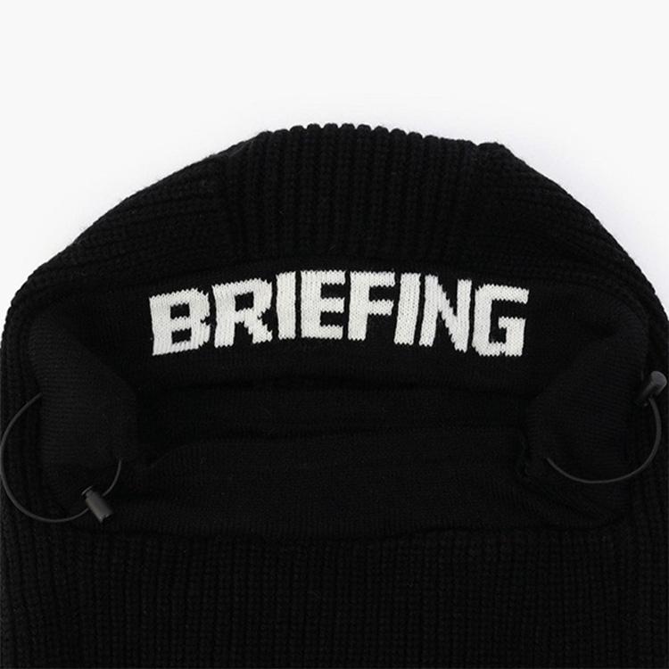 【正規品】BRIEFING バラクラバ ブラック ニット 防寒 ネックウォーマー dショッピング |ブリーフィング BRIEFING WR ウールニット バラクラバ