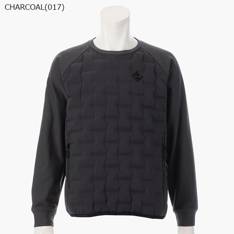 ブリーフィング ゴルフ トレーナー メンズ ダウン クルーネック プルオーバー フリース ストレッチ 保温 軽量 ロゴテープ ゴルフウェア ブランド 無地 ロゴ BRIEFING GOLF BRG253M55 BRIEFING GOLF（ブリーフィングゴルフ） ブリーフィング ゴルフ