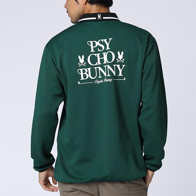 Psycho Bunny（サイコバニー） ゴルフ ポロシャツ メンズ 長袖 シャツ