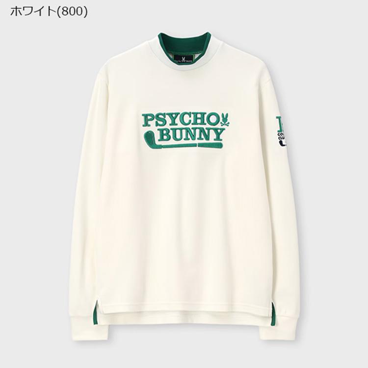 Psycho Bunny（サイコバニー） ゴルフ モックシャツ メンズ 長袖