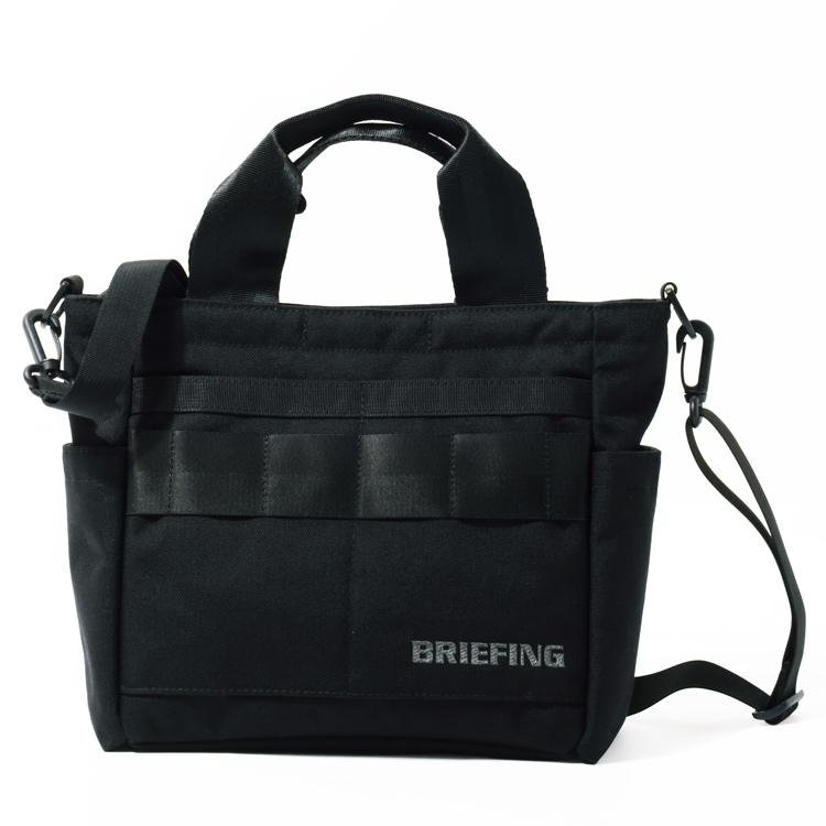 【超人気✨ラウンドバッグ/美品】ブリーフィング　ゴルフ　ロゴ　ユニセックス　黒 BRIEFING GOLF（ブリーフィングゴルフ） ブリーフィング ゴルフ