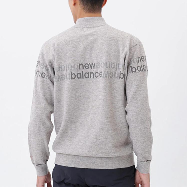 ニューバランス　ゴルフ　ニット　グレー　 ゆったり New Balance Golf（ニューバランスゴルフ） ニューバランス ゴルフ
