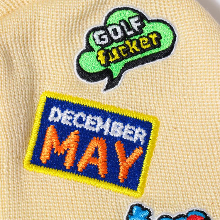 ディセンバーメイ ゴルフ ニット帽 メンズ ビーニー ニット ニット