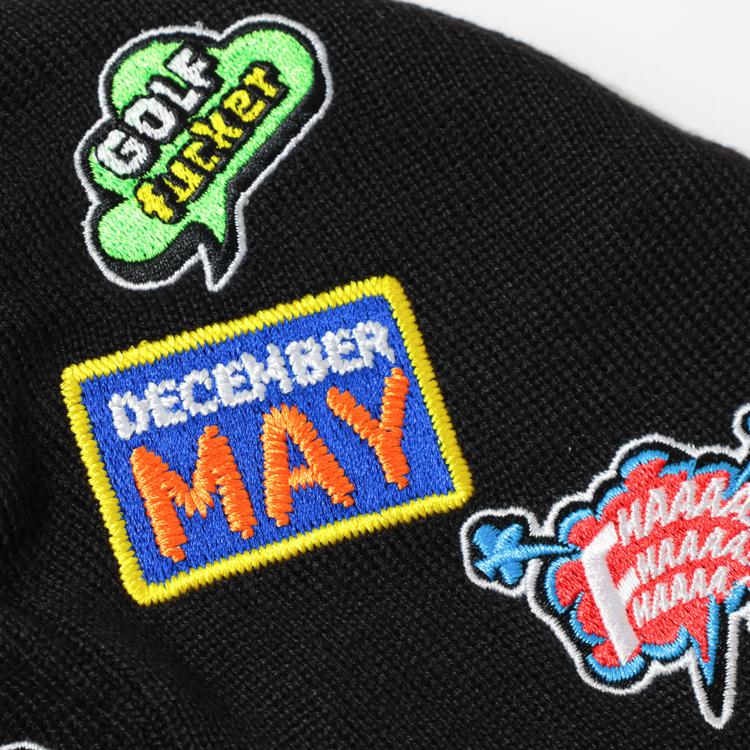 ディセンバーメイ ゴルフ ニット帽 メンズ ビーニー ニット ニット
