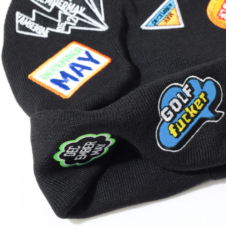 ディセンバーメイ ゴルフ ニット帽 メンズ ビーニー ニット ニット