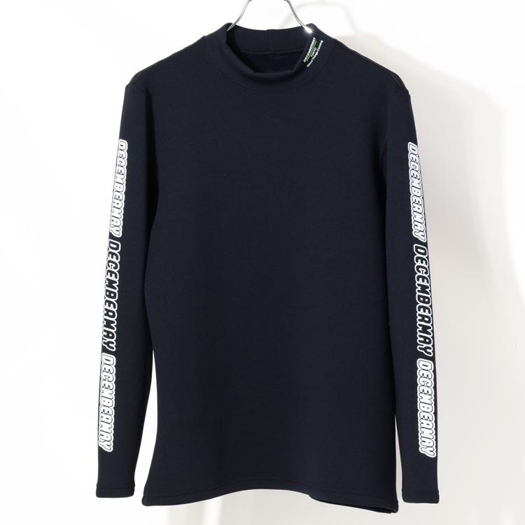 ディセンバーメイ☆保温　モックネック　S ディセンバーメイ ゴルフ モックシャツ メンズ 長袖 インナーシャツ 裏