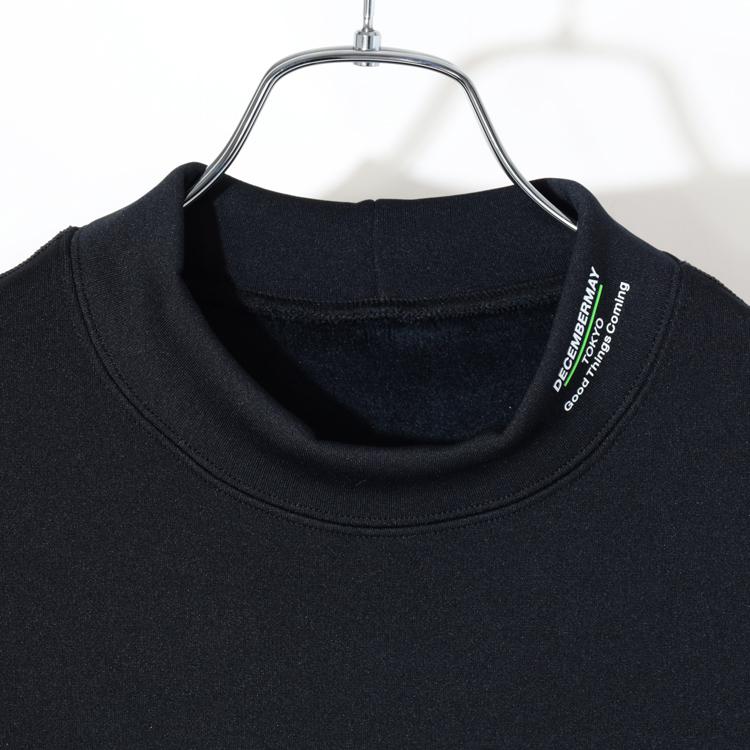 ディセンバーメイ ゴルフ モックシャツ メンズ 長袖 インナーシャツ 裏