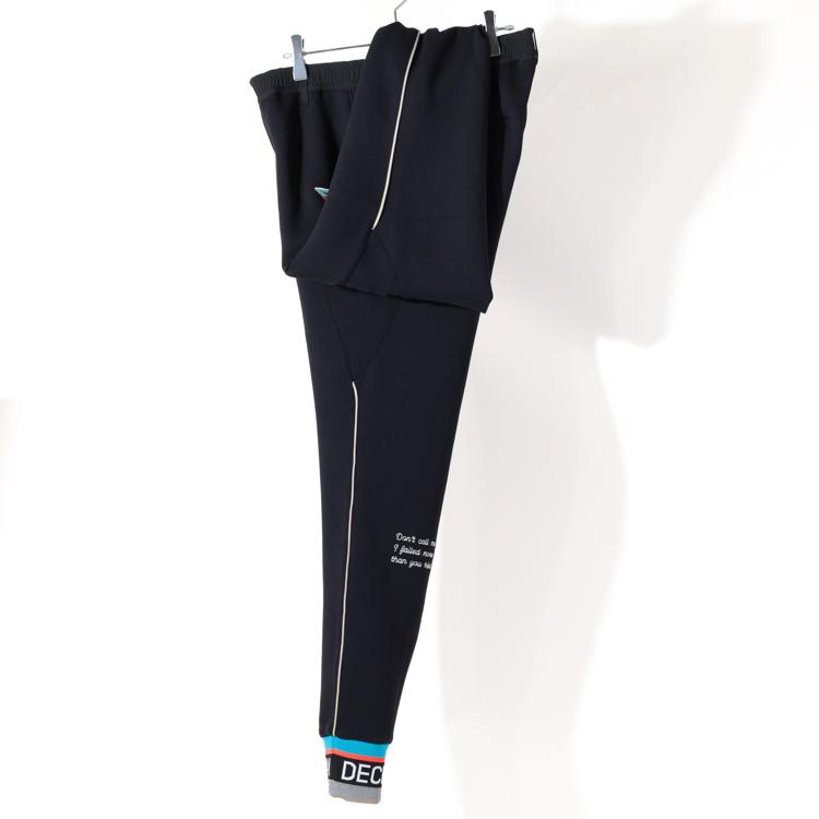 ディセンバーメイ ゴルフ パンツ メンズ ワイドパンツ現行品定価33,000円 ディセンバーメイ ゴルフ パンツ メンズ ジョガーパンツ 裾リブ