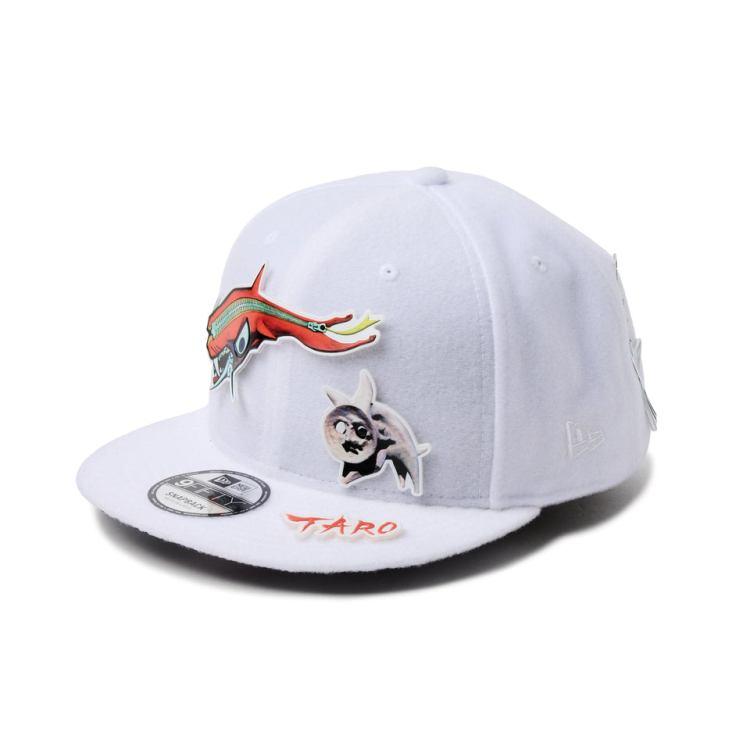 ニューエラ キャップ コラボ メンズ レディース 帽子 岡本太郎 コラボキャップ 9FIFTY 14683772 NEW ERA ブランド 無地 シール フラットバイザー 平つば NEW ERA（ニューエラ） キャップ コラボ メンズ レディース 帽子 岡本