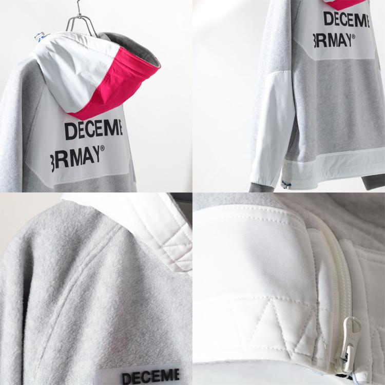 ディセンバーメイ ゴルフ ブルゾン メンズ レディース 長袖 フリース パーカー フルジップ フード ジャケット トップス アウター 軽量 保温 防風 秋冬 ゴルフアウター ゴルフウェア ブランド 無地 バックロゴ DECEMBERMAY 4-512-1207 ディセンバーメイ ゴルフ ブルゾン メンズ レディース 長袖 フリース