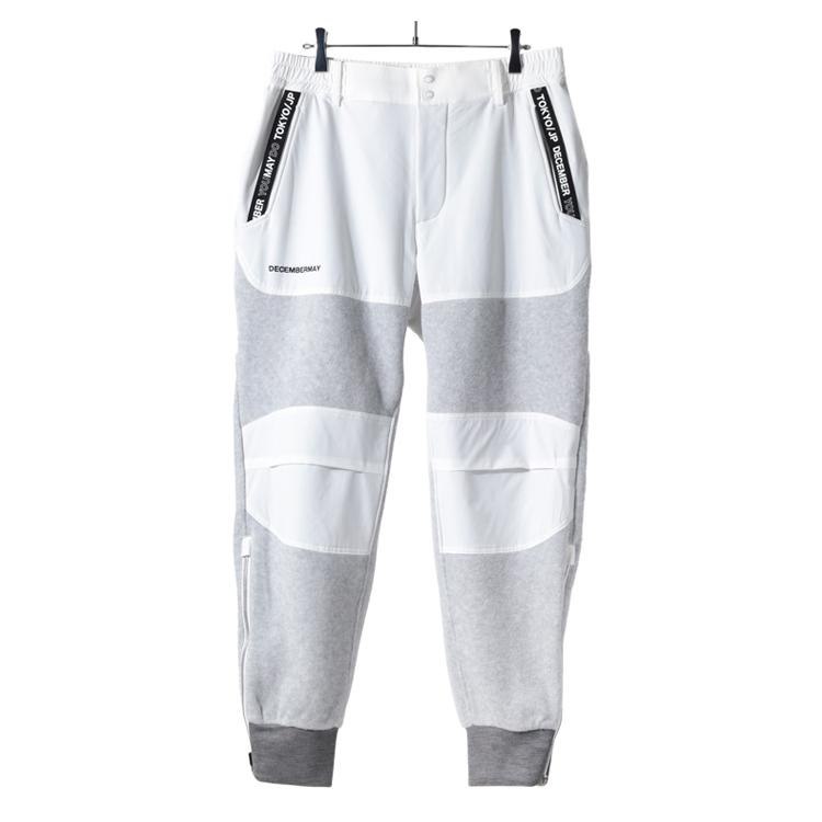 PURPLE DESIGN INC. DECEMBERMAY パンツ 黒 ディセンバーメイ ゴルフ パンツ メンズ ジョガーパンツ 裾リブ