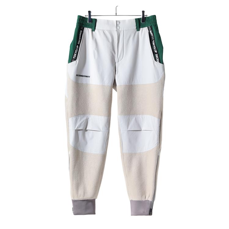 美品 DECEMBERMAY ディセンバーメイ ゴルフ パンツ フリース 秋冬 ディセンバーメイ ゴルフ パンツ メンズ ジョガーパンツ 裾リブ