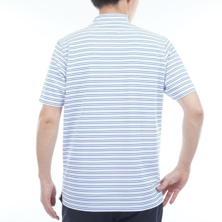 トミーヒルフィガー ゴルフ モックシャツ メンズ 半袖 シャツ モックネック ハイネック 吸水速乾 UVカット 抗菌防臭 ゴルフウェア ブランド 無地 ロゴ THMA615_12