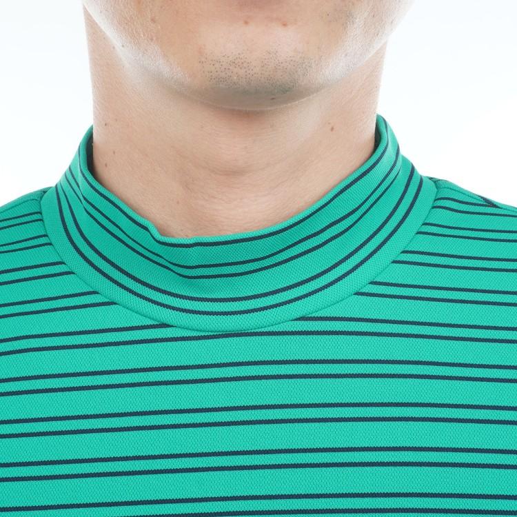 トミーヒルフィガー ゴルフ モックシャツ メンズ 半袖 シャツ モックネック ハイネック 吸水速乾 UVカット 抗菌防臭 ゴルフウェア ブランド 無地 ロゴ THMA615_15