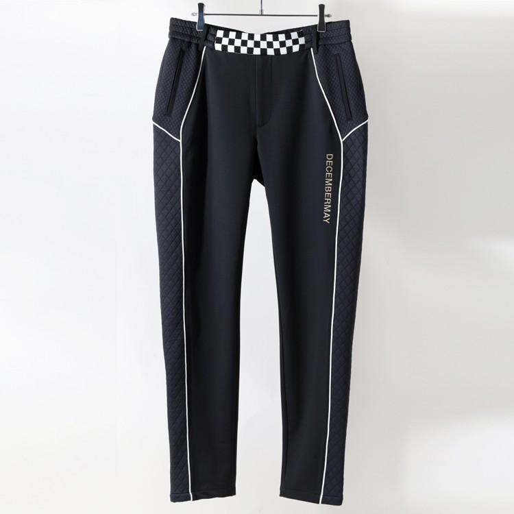 ディセンバーメイ ゴルフ パンツ メンズ キルト 裏起毛 保温 防寒 4way