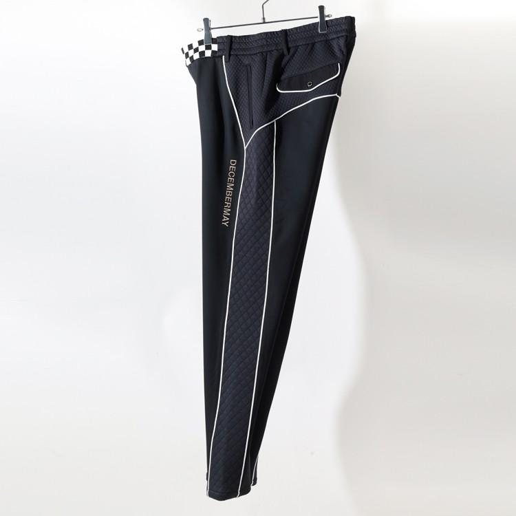 ディセンバーメイ ゴルフ パンツ メンズ キルト 裏起毛 保温 防寒 4way
