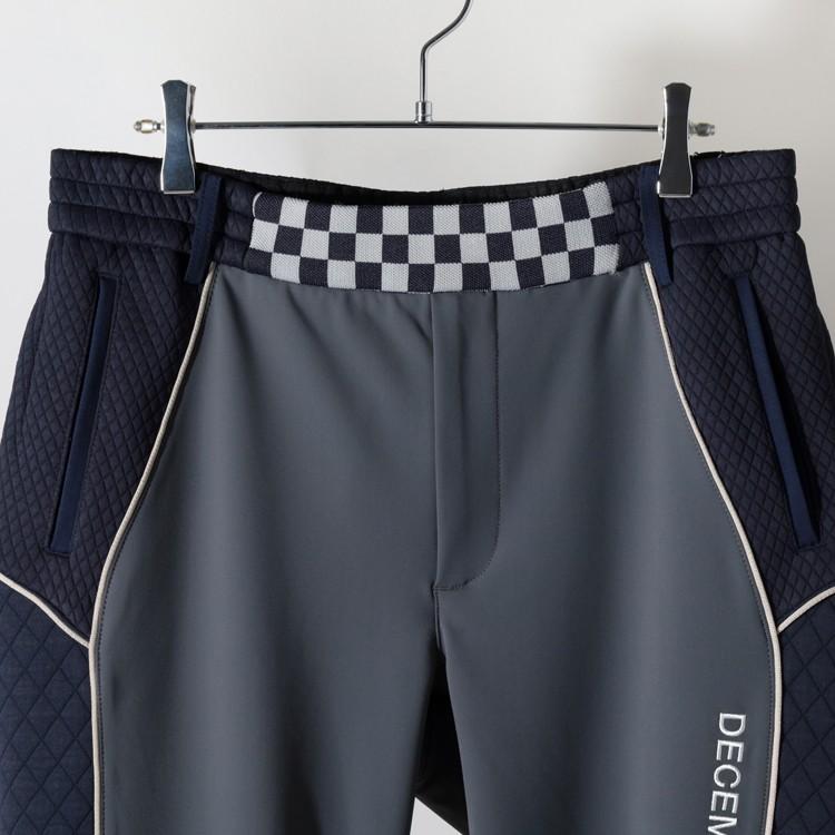 ディセンバーメイ ゴルフ パンツ メンズ キルト 裏起毛 保温 防寒 4way