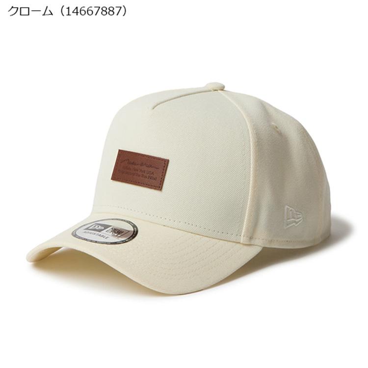 美品！！ New Era 9FORTY キャップ NEW ERA（ニューエラ） キャップ メンズ レディース 帽子 レザーパッチ