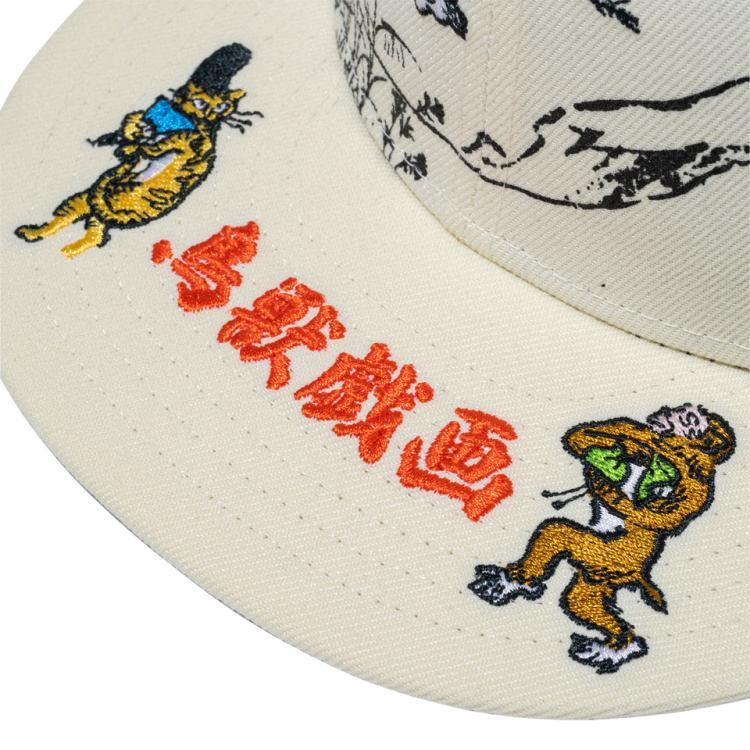 ニューエラ 59FIFTY 鳥獣戯画 NEWERA 栂尾山高山寺 キャップ 8 ニューエラ】栂尾山高山寺所蔵『鳥獣戯画』との初コラボレート