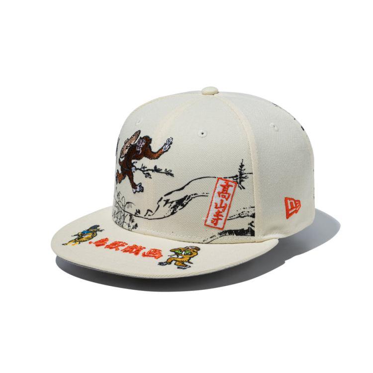 ニューエラ 59FIFTY 鳥獣戯画 NEWERA 栂尾山高山寺 キャップ 8 NEW ERA - 栂尾山高山寺+ニューエラ59FIFTY鳥獣戯画キャップ＆Tシャツ