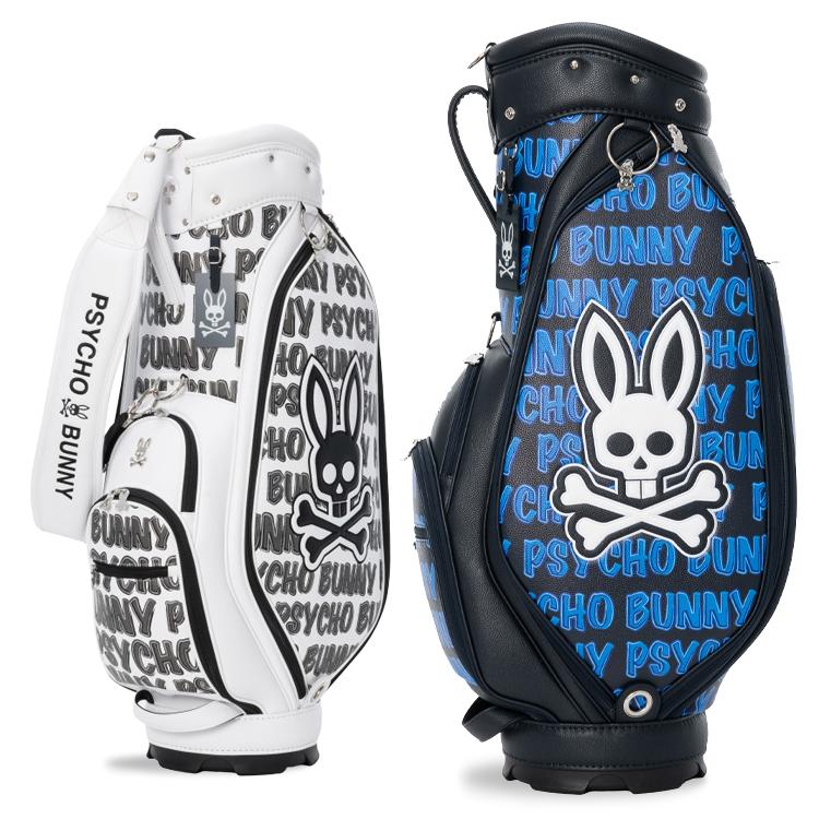 ※値下依頼対応価格※早い者勝ち　PSYCHO BUNNY キャディバッグ Psycho Bunny（サイコバニー） ゴルフ キャディバッグ メンズ 9.0型 5