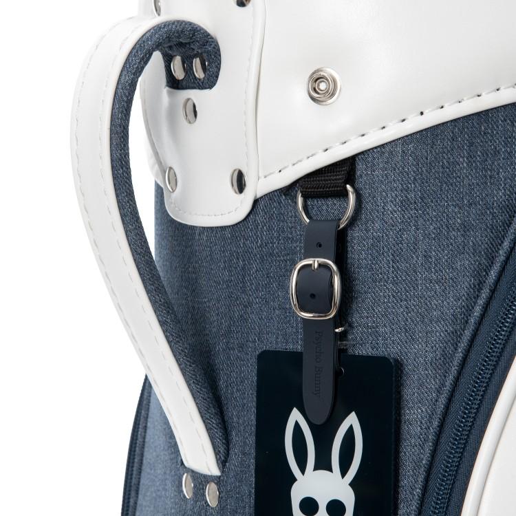 サイコバニー 　カートキャディバッグ【9型】ネイビー　pbmg6ac6 Psycho Bunny（サイコバニー） ゴルフ キャディバッグ メンズ 9.0型 5