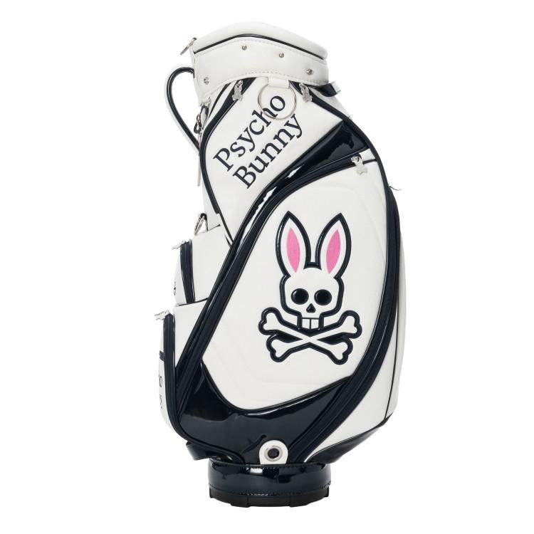 psycho bunny キャディバッグ（ヘッドカバー付） Psycho Bunny（サイコバニー） ゴルフ キャディバッグ メンズ 9.0型 5